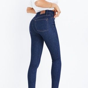 Madewell 11” high rise curvy jean Lucille wash 25